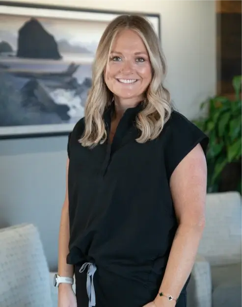 Meghan Marquez, RDH, dental hygienist from Dental Elements in Shawnee, Leawood and Wellsville, KS